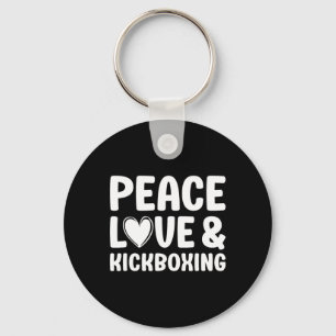 Kickboksen Ik hou van Kickboksen Kickbokser  Sleutelhanger