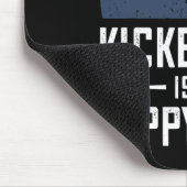 Kickboksen is mijn happy hour grappig kick boksen muismat (Hoek)