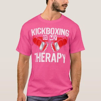 Kickboksen is mijn therapie MMA Kickboksen Kickbok T-shirt