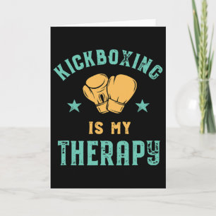 Kickboksen is mijn therapie sarcastisch grappig bo kaart