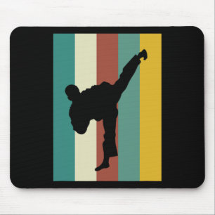Kickboksen Karate Taekwondo Retro Des Muismat