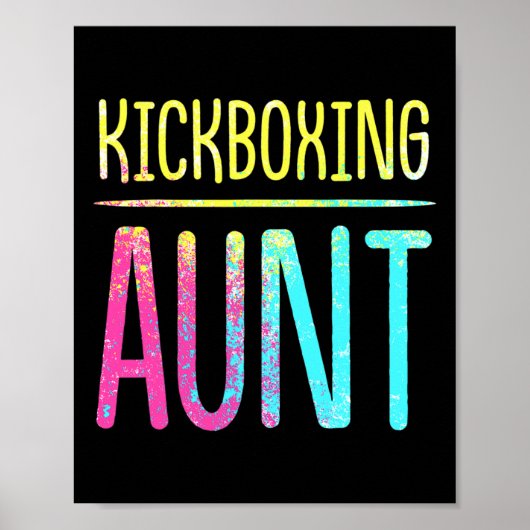 Kickboksen Kick Boksen Workout _2 Poster (Voorkant)