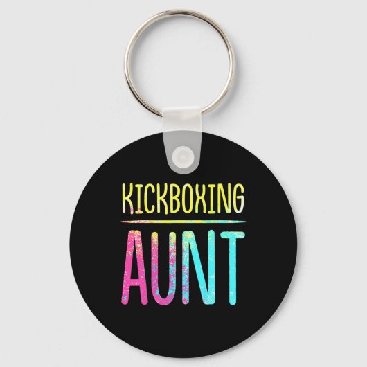 Kickboksen Kick Boksen Workout _2 Sleutelhanger (Voorkant)