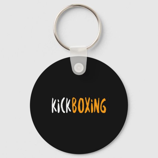 Kickboksen Kick Boksen Workout _6 Sleutelhanger (Voorkant)
