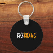 Kickboksen Kick Boksen Workout _6 Sleutelhanger (Voorkant)