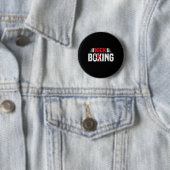 Kickboksen Kickboksen Bokkers Kickboksers Vechtkun Ronde Button 5,7 Cm (In situ)