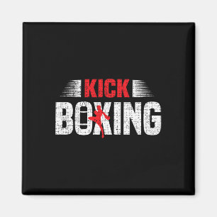 Kickboksen Kickboksen Bokser Kickboksers Vechtkuns Magneet