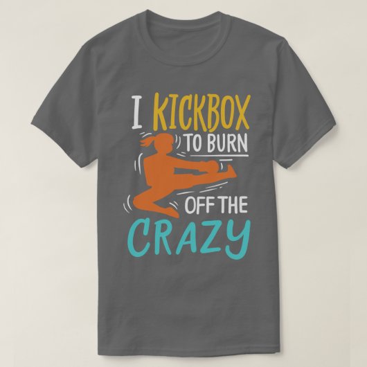 Kickboksen Kickbokser 6 T-shirt (Design voorkant)