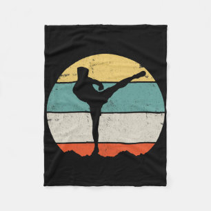 Kickboksen Kickboxer Vintage Fleece Deken