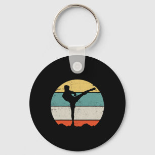Kickboksen Kickboxer Vintage  Sleutelhanger