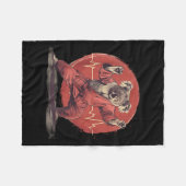 Kickboksen Koala Taekwondo Karate MMA Grappig Fleece Deken (Voorkant (Horizontaal))