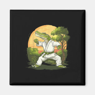Kickboksen Krokodil Taekwondo Karate Mma Grappig M Magneet