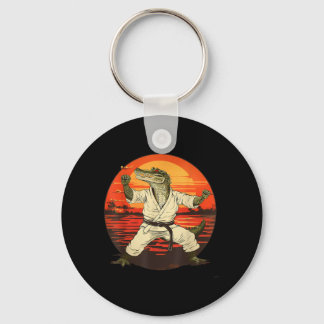 Kickboksen Krokodil Vechtkunst Karate Jiu-Jitsu Sleutelhanger