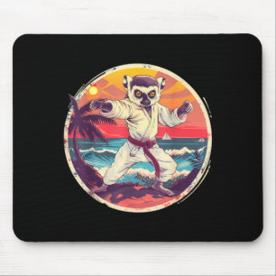 Kickboksen Lemur Taekwondo Karate MMA Grappig Muismat