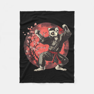 Kickboksen Lemur Vechtkunst Karate Jiu-Jitsu MMA Fleece Deken