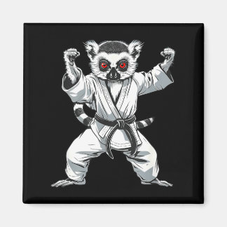 Kickboksen Lemur Vechtkunst Karate Jiu-Jitsu MMA Magneet