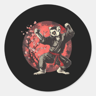 Kickboksen Lemur Vechtkunst Karate Jiu-Jitsu MMA Ronde Sticker