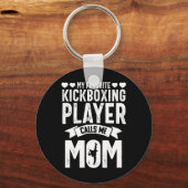 Kickboksen Mama Moeder Grappig Vechtkunst Karate M Sleutelhanger (Voorkant)