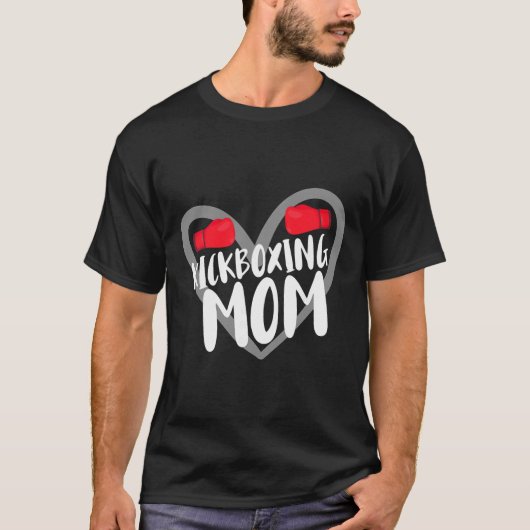 Kickboksen Mama T-shirt (Voorkant)