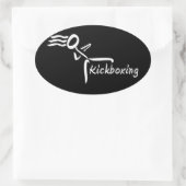 Kickboksen meisje stickers (Tas)