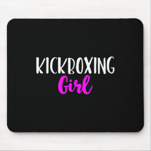 Kickboksen Meisje Vrouwen Grappig Kickbox Schattig Muismat