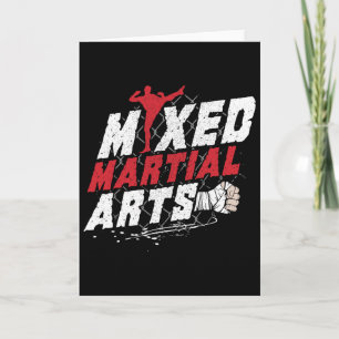 Kickboksen Mma Mixed Martial Arts Fan Cadeau Idee Kaart