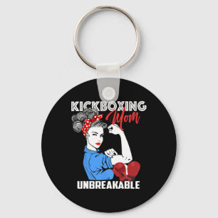 Kickboksen Moeder Onbreekbare Kickbokser Moeder Ca Sleutelhanger