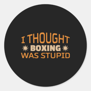 Kickboksen Muay Thai Boksen _1 Ronde Sticker