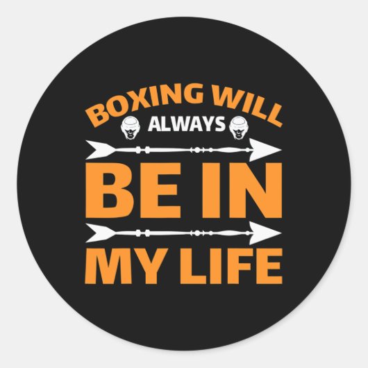 Kickboksen Muay Thai Boksen Ronde Sticker (Voorkant)