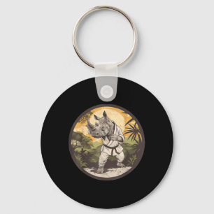 Kickboksen Neushoorn Taekwondo Karate MMA Grappig Sleutelhanger