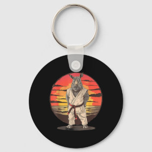 Kickboksen Neushoorn Taekwondo Karate MMA Grappig Sleutelhanger