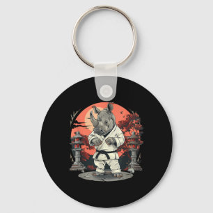 Kickboksen Neushoorn Taekwondo Karate MMA Grappig Sleutelhanger