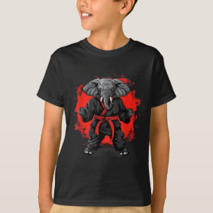 Kickboksen Olifant Taekwondo Karate MMA Grappig T-shirt
