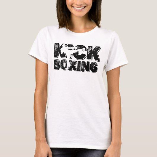 Kickboksen Onbezorgde Krijger Mentaliteit T-shirt (Voorkant)