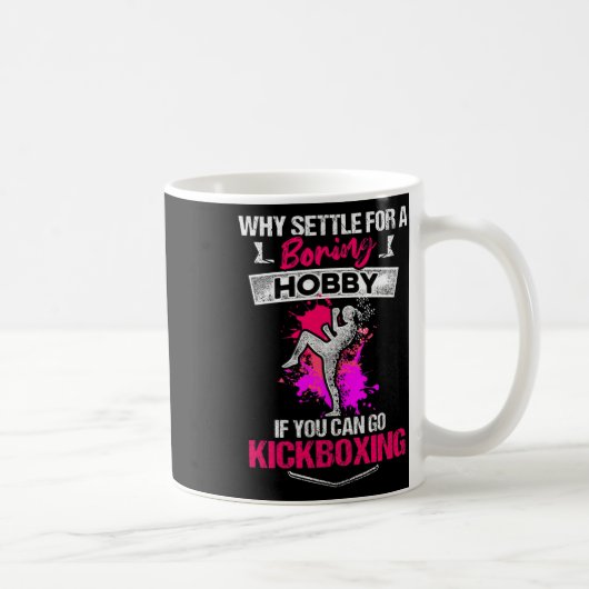 Kickboksen Saai Kick Boksen Workout Koffiemok (Rechts)