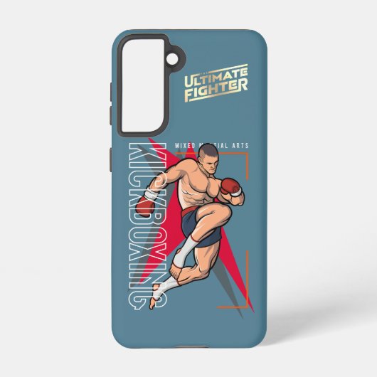 Kickboksen | samsung galaxy hoesje (Achterkant)
