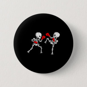 Kickboksen Skelet Kickbokser Boksen Mma Ronde Button 5,7 Cm