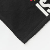 Kickboksen slaan van mensen afgekeurd fleece deken (Hoek)