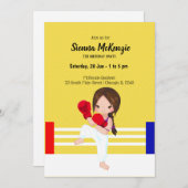 Kickboksen sport kaart (Voorkant / Achterkant)