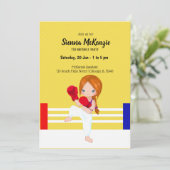 Kickboksen sport kaart (Staand voorkant)