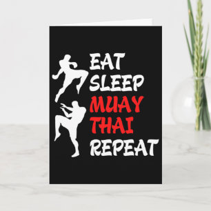 Kickboksen Thai Boxing Eten Slapen Muay Thai Kaart