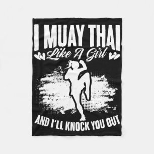Kickboksen Thailand Mma Thai Boksen Muay Thai Meis Fleece Deken