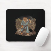 Kickboksen Tijger Pagode Tempel Martial Arts Karat Muismat (Met muis)