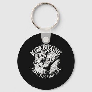 Kickboksen Vecht Voor Je Leven Kickbox Sleutelhanger