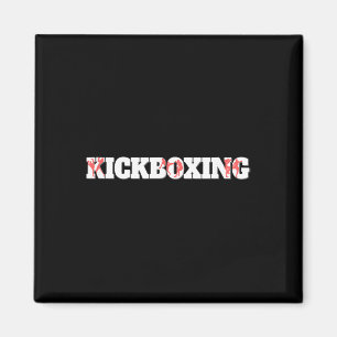 Kickboksen Vechtkooi Gevecht Training Magneet