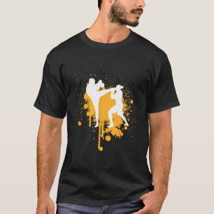 Kickboksen Vechtkunst Boksen Mma Sparring Vechters T-shirt