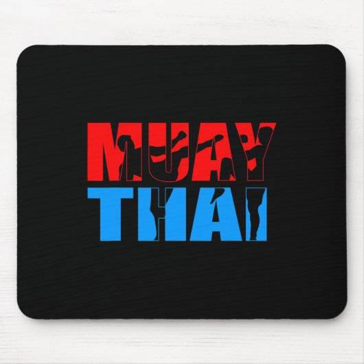 Kickboksen Vechtkunst Thai Boxing Muay Thai Muismat (Voorkant)