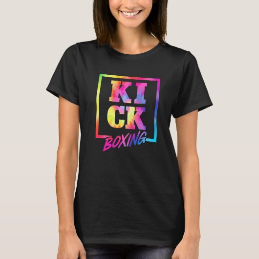 Kickboksen Vintage Kick Boksen T-shirt (Voorkant)