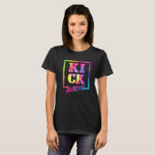 Kickboksen Vintage Kick Boksen T-shirt (Voorkant volledig)