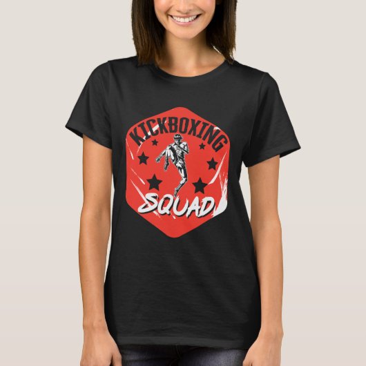 Kickboksen Vintage Kickboksen Squad T-shirt (Voorkant)
